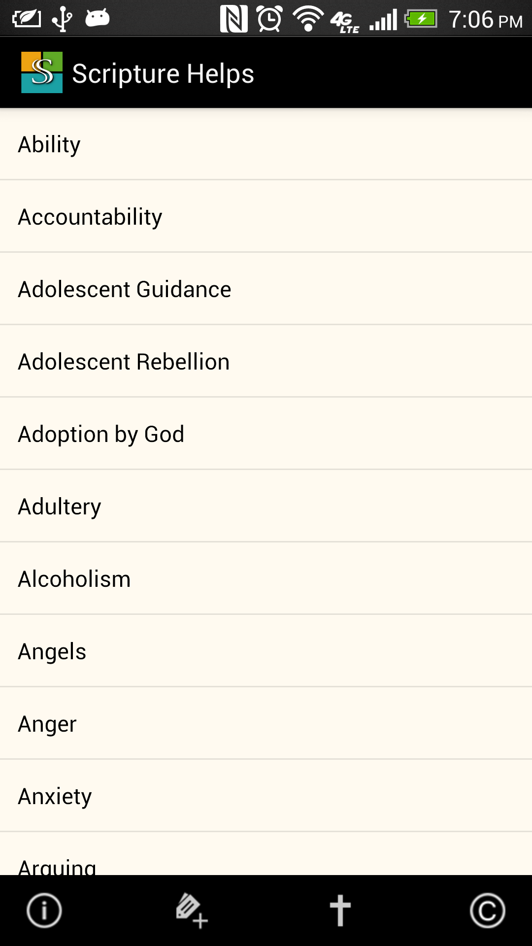 Items List View